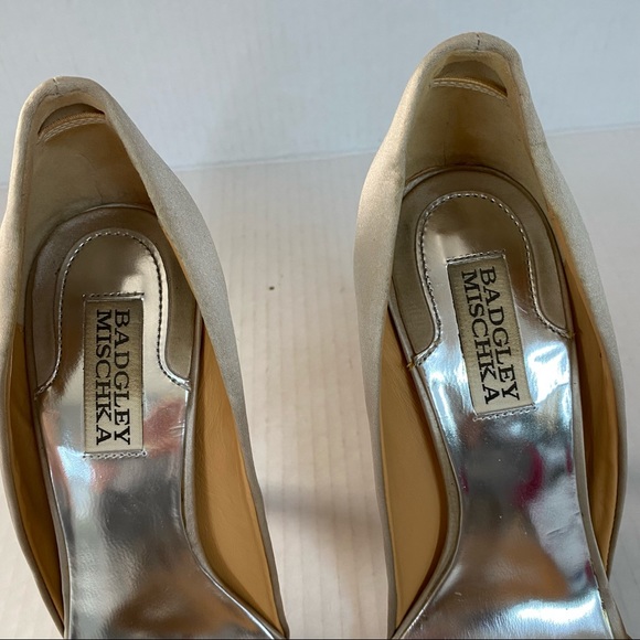 Badgley Mischka Art Deco Heels - Picture 8 of 16